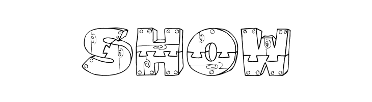 Wood Shapes  Free Fonts Download