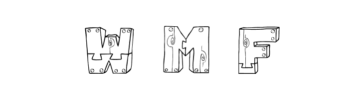 Wood Shapes  Free Fonts Download