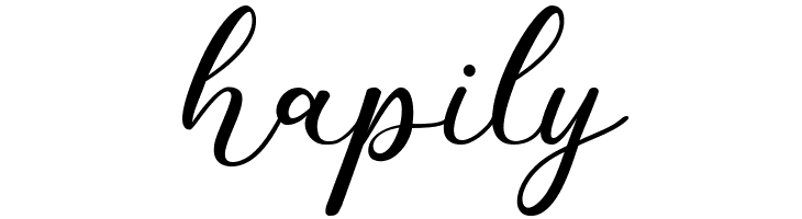 hapily Pharosi Personal Use Only Font