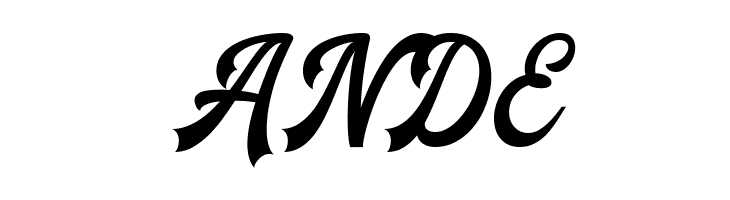 The Blendhes - Demo Version  Free Fonts Download