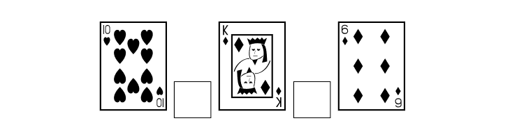 Playing Cards  Free Fonts Download