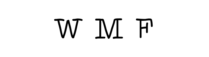ATypewriterForMe  Free Fonts Download