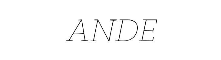 AnaphoraTrial-ThinItalic  Free Fonts Download