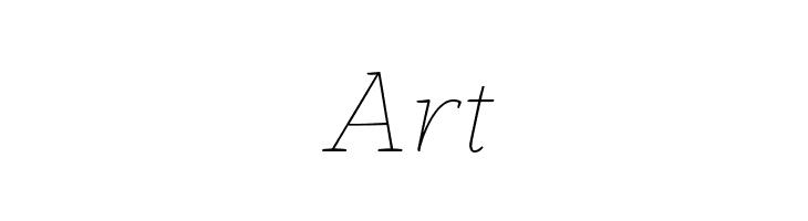 AnaphoraTrial-ThinItalic  Free Fonts Download