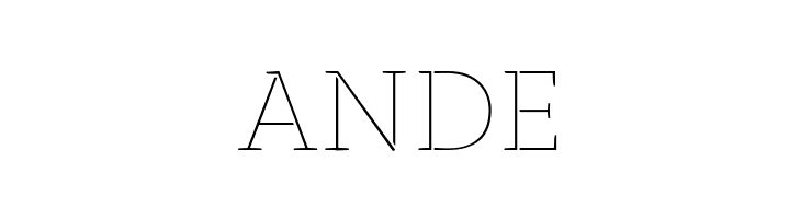 Anaphora Stencil Thin  Free Fonts Download