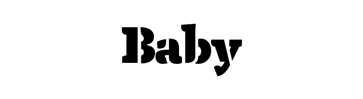 Anaphora Stencil Fat  Free Fonts Download