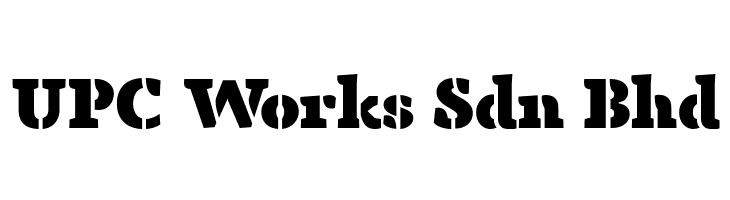 Anaphora Stencil Fat  Free Fonts Download