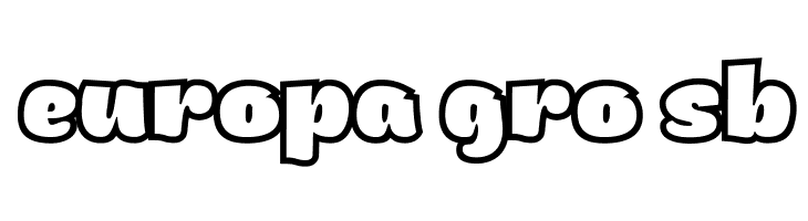 Arturo Trial Heavy Outline  Free Fonts Download