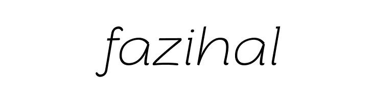 Arturo Trial Thin Italic  Free Fonts Download