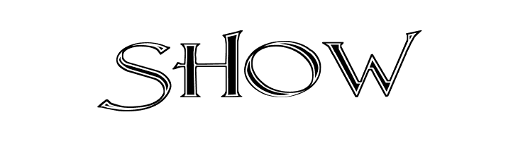 Lightfoot Fluted Extra-expanded Regular  Free Fonts Download