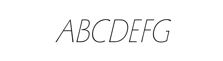 Beatrix Antiqua Thin Italic  Free Fonts Download