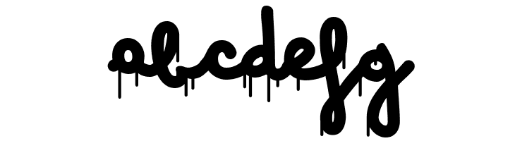 Bimbo Dripping Jumbo  Free Fonts Download