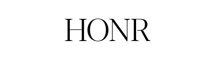 HONR Blacker Display Light Font