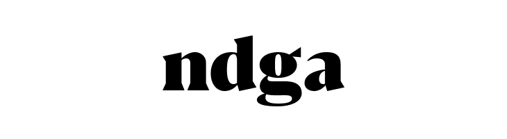 ndga Blacker Display Heavy Font