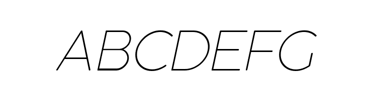Coco Gothic UltraLight Italic  Free Fonts Download