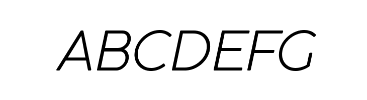 Cocogoose Pro UltraLight Italic  Free Fonts Download