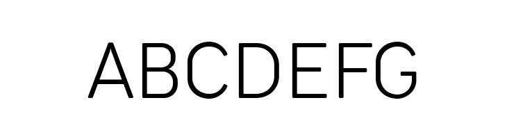 Cocogoose Narrow Trial UltraLight  Free Fonts Download