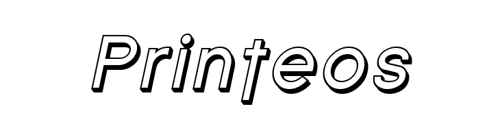 Florencesans Shaded Italic  Free Fonts Download