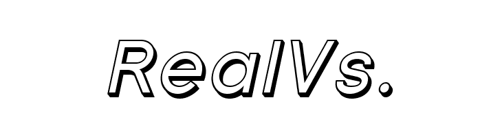 Florencesans Shaded Italic  Free Fonts Download