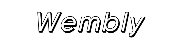 Florencesans Shaded Italic  Free Fonts Download