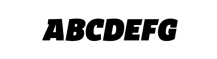 Domotika Trial Black Italic  Free Fonts Download