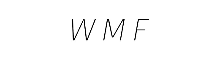 Domotika Trial Thin Italic  Free Fonts Download