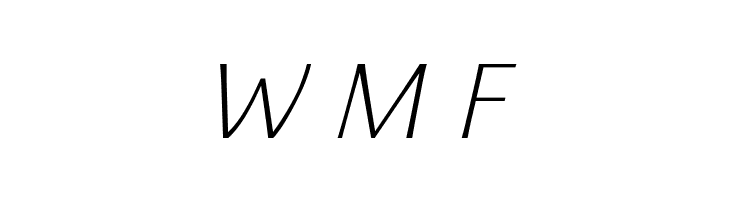 Florentia ExtraLight Italic  Free Fonts Download