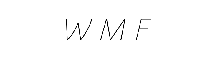 Florentia Thin Italic  Free Fonts Download