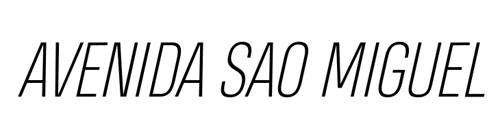 Heading Pro Trial ExtraLight Italic  Free Fonts Download