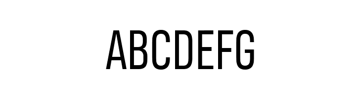 ABCDEFG Heading Pro Trial Book Font