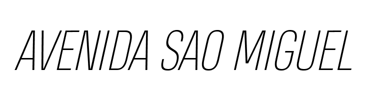 Heading Pro Trial Thin Italic  Free Fonts Download