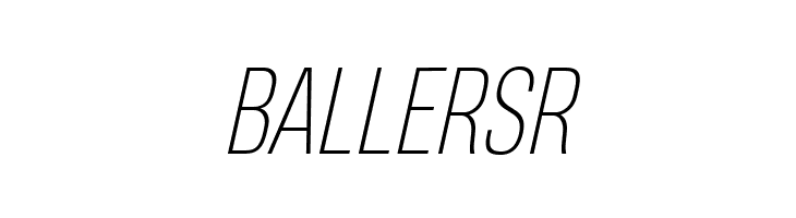 Heading Pro Trial Thin Italic  Free Fonts Download