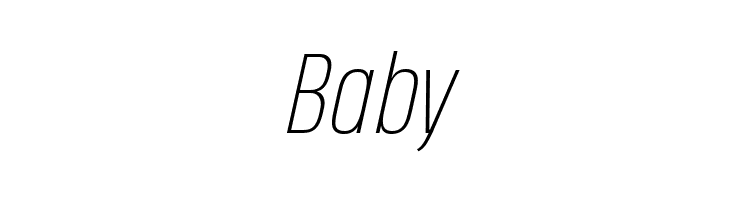 Heading Pro Trial Thin Italic  Free Fonts Download