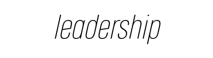 Heading Pro Trial Thin Italic  Free Fonts Download