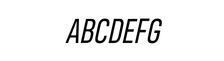 Heading Pro Trial Book Italic  Free Fonts Download