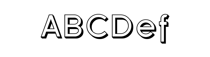 Florencesans Shaded  Free Fonts Download