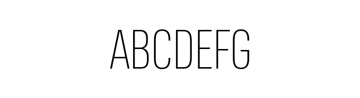 Heading Pro Trial Thin  Free Fonts Download