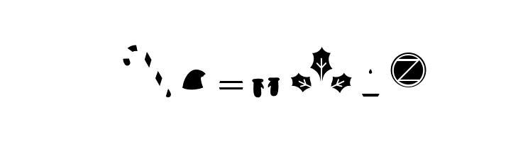 HelloChristmasIconFillTrial  Free Fonts Download