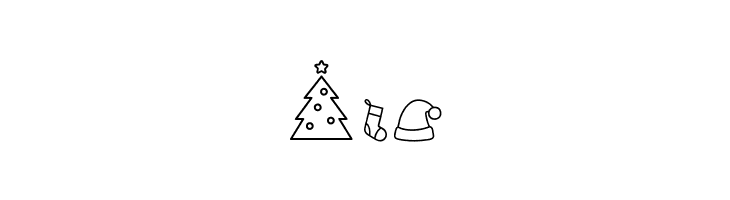 HelloChristmasIconTrial  Free Fonts Download