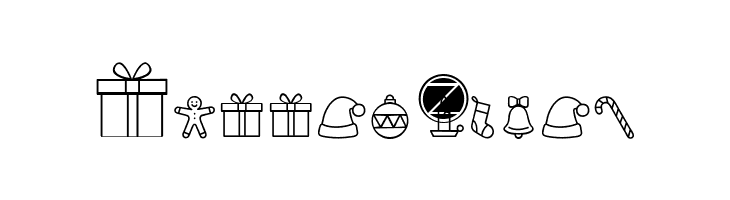 HelloChristmasIconTrial  Free Fonts Download
