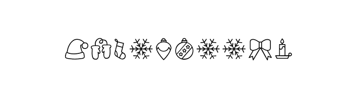 HelloChristmasIconTrial  Free Fonts Download