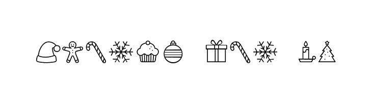 HelloChristmasIconTrial  Free Fonts Download