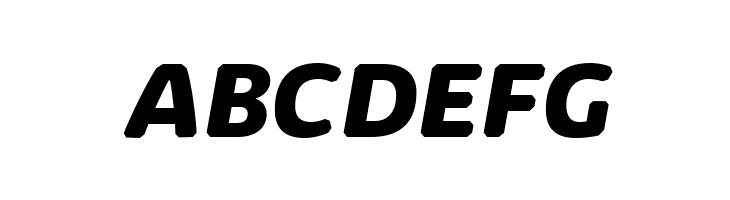 KabrioAbarth-ExtraBoldItalic  Free Fonts Download