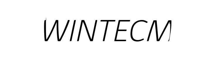 KabrioSoft-ExtraLightItalic  Free Fonts Download