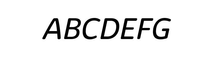 KabrioSoft-BookItalic  Free Fonts Download