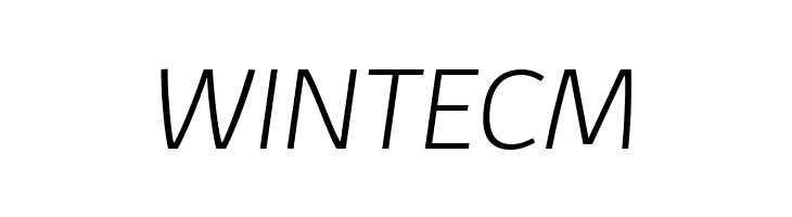 Kabrio-ExtraLightItalic  Free Fonts Download