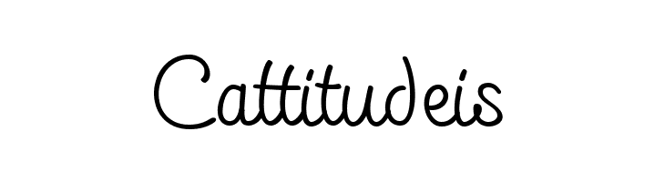Kitten Slant Monoline  Free Fonts Download