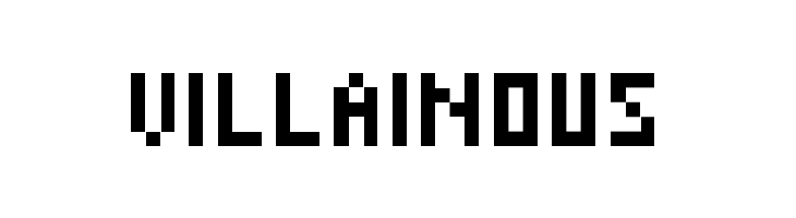 VILLAINOUS zuptype_ccc Regular Font