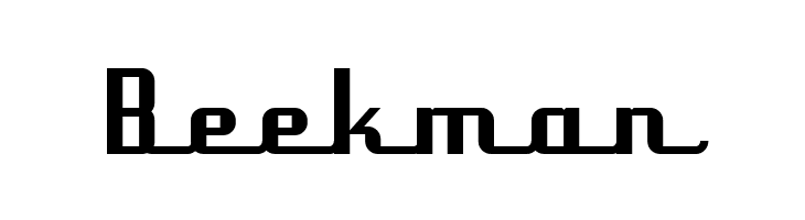 Beekman Uppen Arms NF Font