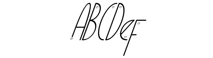 Ubur Ubur with Love alternatif3  Free Fonts Download